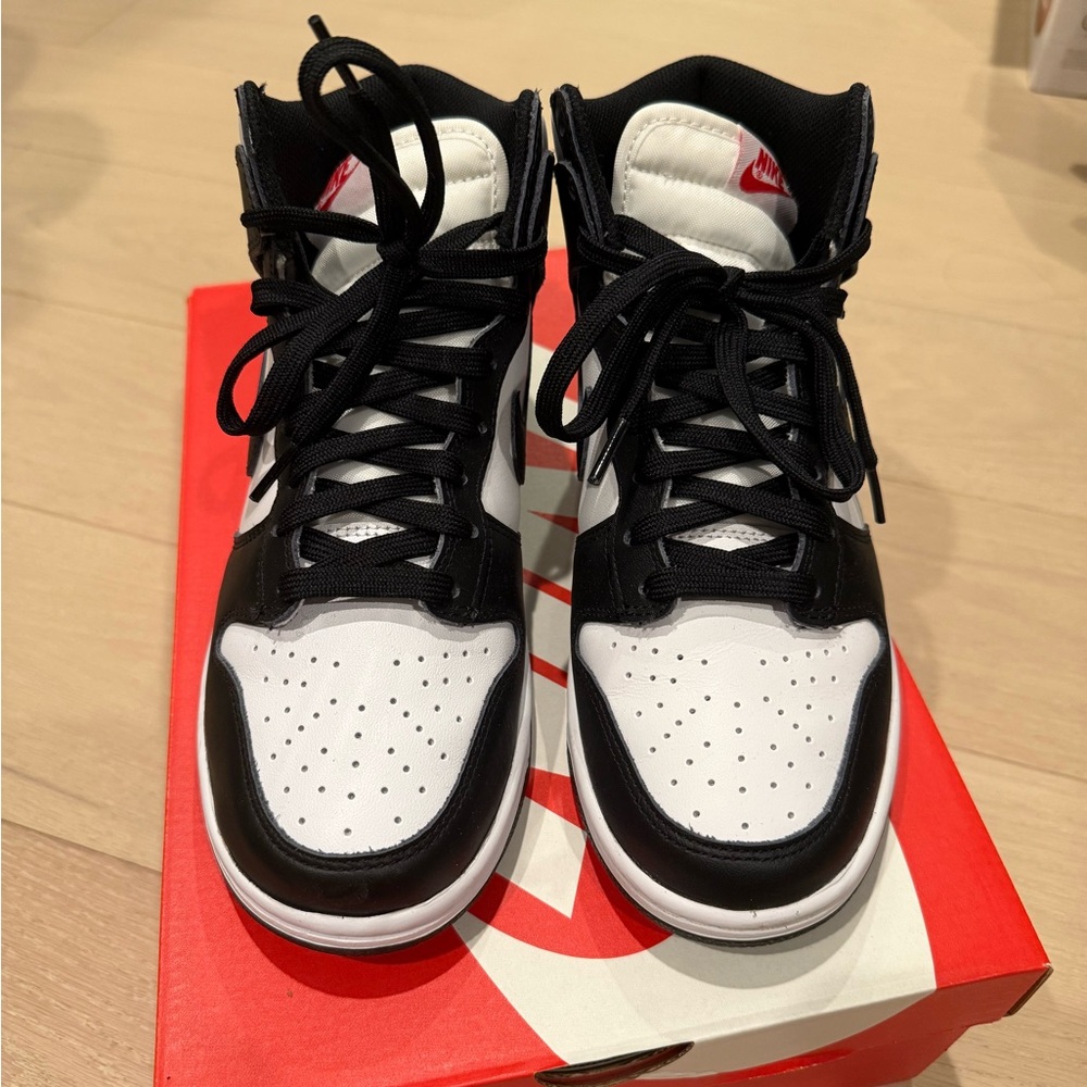 Nike Black and White High-Tops